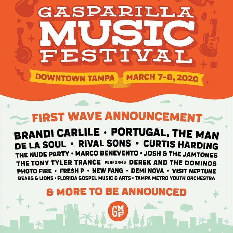Gasparilla Music Festival Lineup 2020