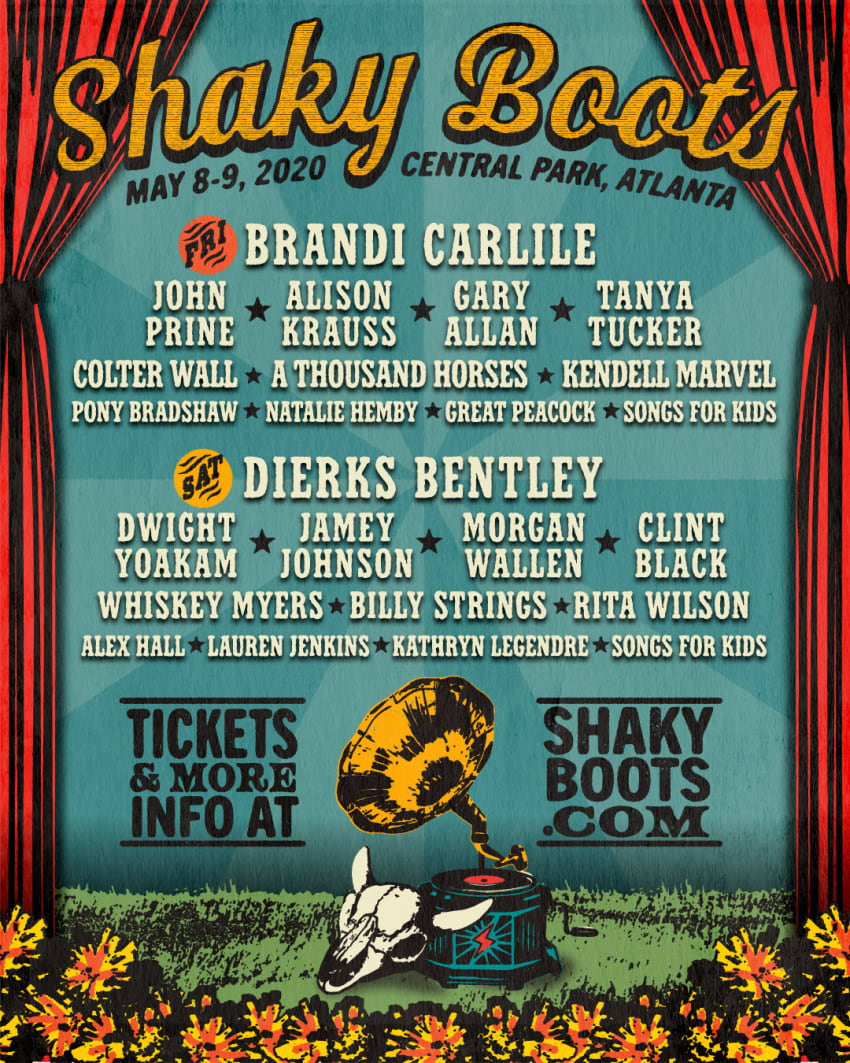 Shaky Boots Lineup 2020