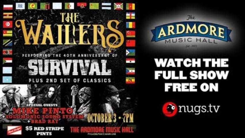 The Wailers Live at The Ardmore Music Hall