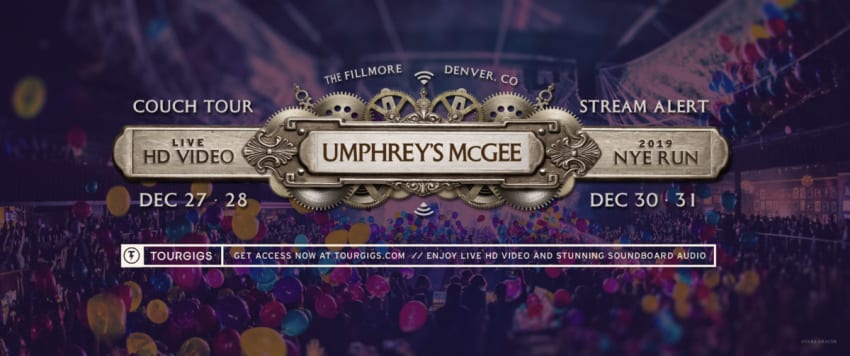 Umphreys McGee New Years Run 2019 Live Streams