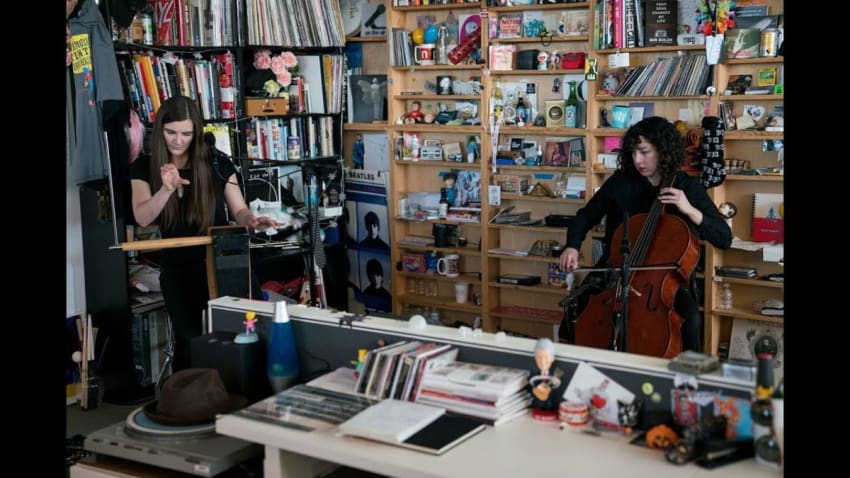 Carolina Eyck and Clarice Jensen: NPR Music Tiny Desk Concert