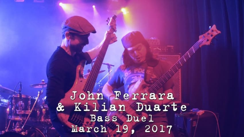 John Ferrara (Consider the Source) & Kilian Duarte (Felix Martin) Bass Duel [4K] 2017-03-19