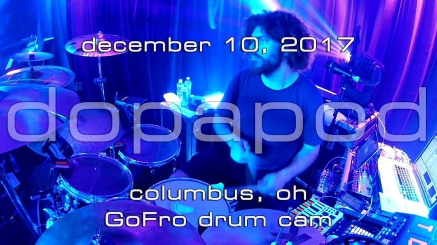 Dopapod: 2017-12-10 - Woodlands Tavern; Columbus, OH [GoFro Drum Cam]