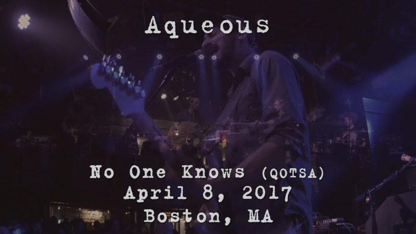 Aqueous w/Neal "Fro" Evans: No One Knows (QOTSA) [2-Cam/4K] 2017-04-08 - Boston, MA