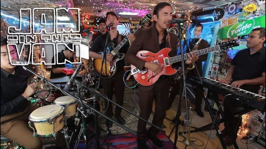 THE DELIRIANS - "Give A Little Bit" (Live at JITVHQ in Los Angeles, CA 2018) #JAMINTHEVAN