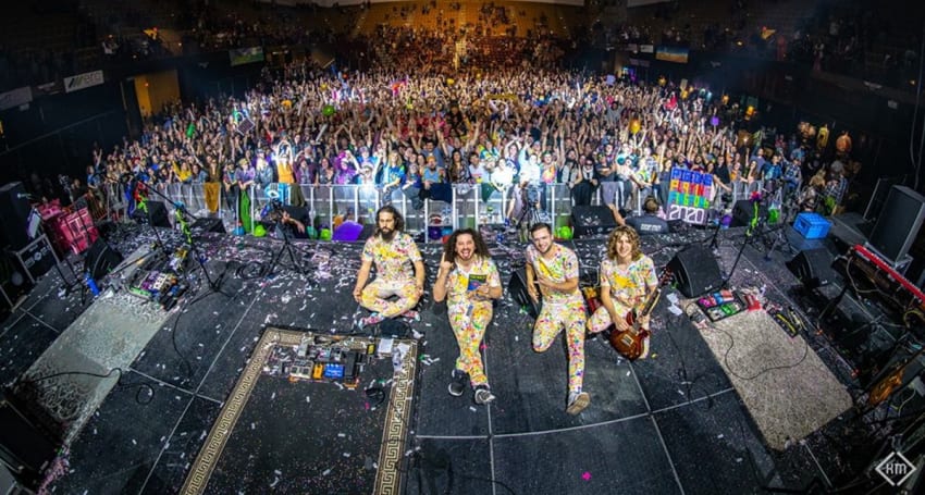 Pigeons Playing Ping Ping Electric Kool Aid Asheville Test New Years Eve