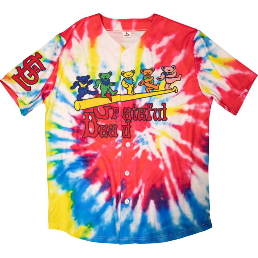St Louis Cardinals Grateful Dead Night 2020 Jersey