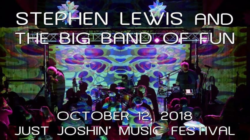 Stephen Lewis and the Big Band of Fun: 2018-10-12 - Just Joshin' Music Festival; Amston, CT [4K]
