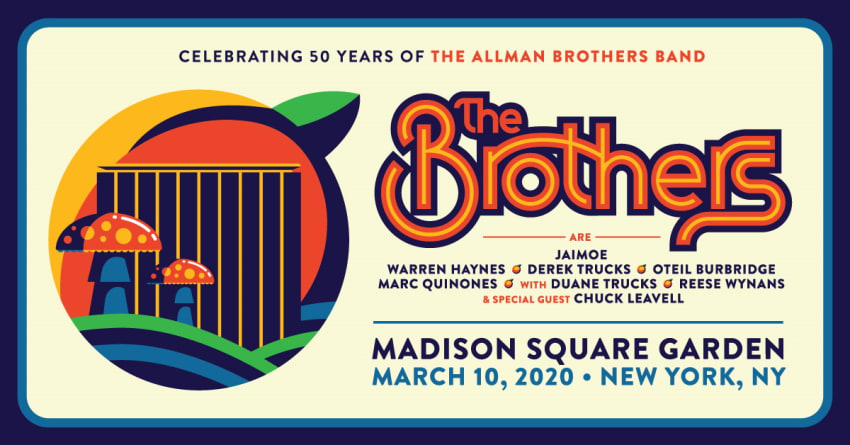 The Brothers Allman Brothers Band Madison Square Garden March 10