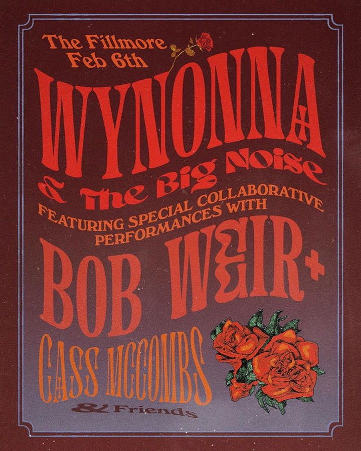 Wynonna Big Noise Bob Weir Cass McCombs Fillmore