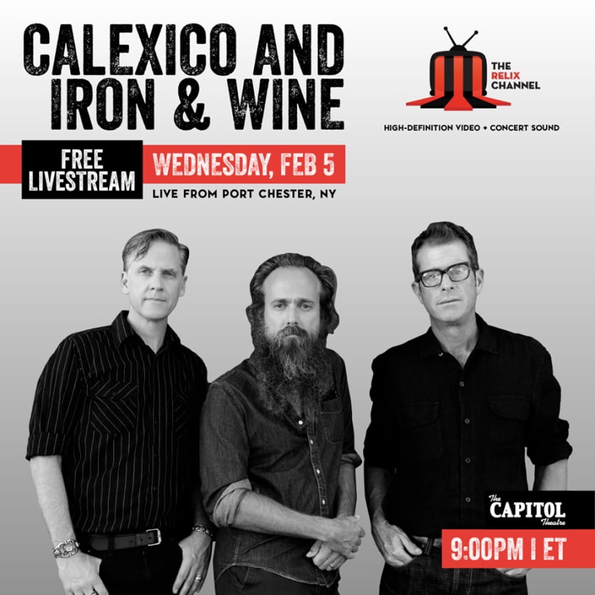 Calexico Iron Wine Live Stream Capitol Theatre