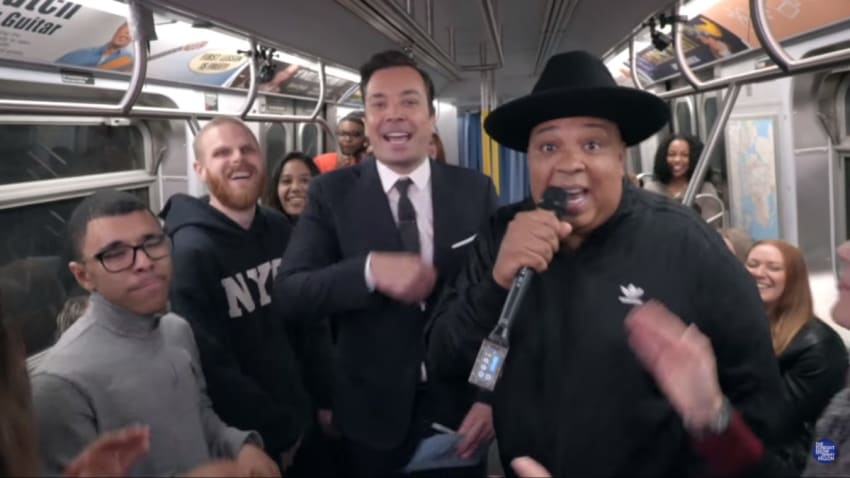 Rev. Run Goes ‘Freestylin’ With The Roots’ On A Subway