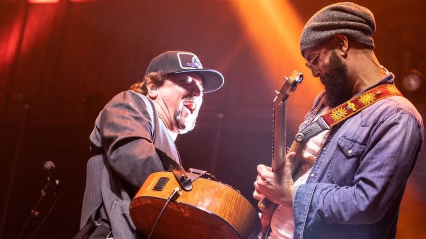 Tom Hamilton & Holly Bowling Guest With Greensky Bluegrass In Atlanta On This Date In 2020
