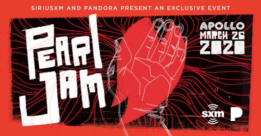 Pearl Jam Apollo SiriusXM