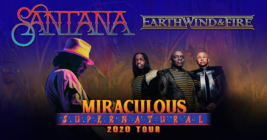 Santana Earth Wind Fire Tour 2020
