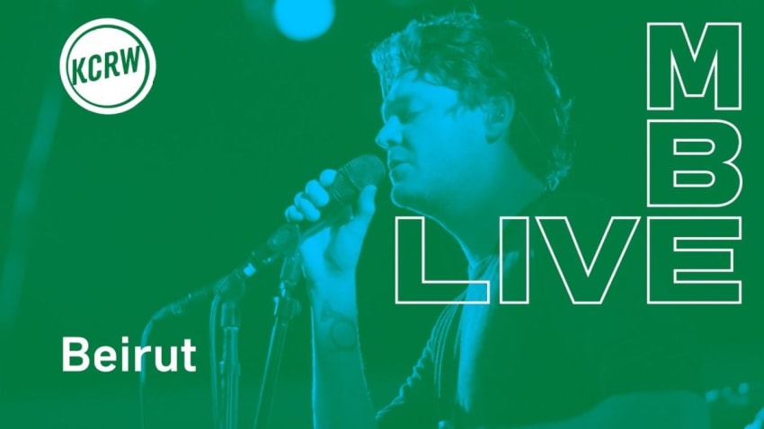 Beirut performing "Gallipoli" live on KCRW