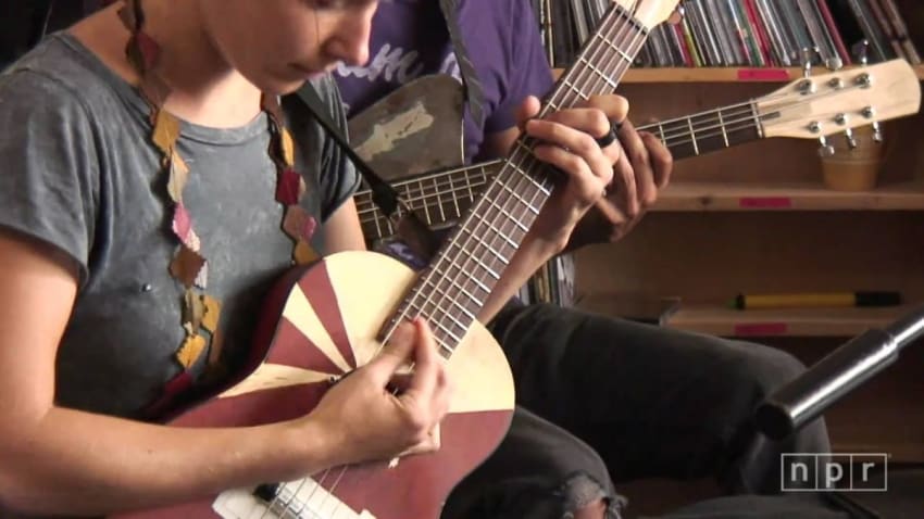 Buke And Gass: NPR Music Tiny Desk Concert