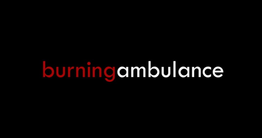 Burning Ambulance