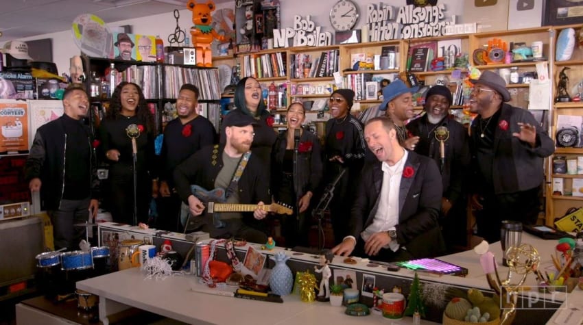 Coldplay Tiny Desk Concert