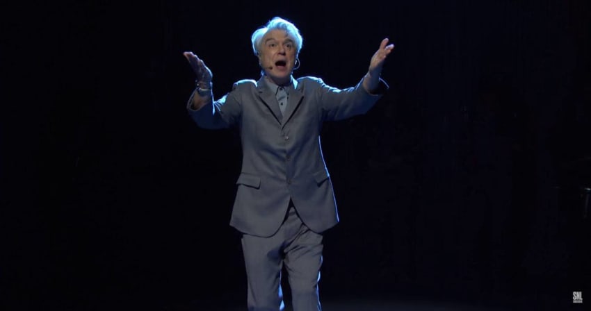 David Byrne Saturday Night Live SNL