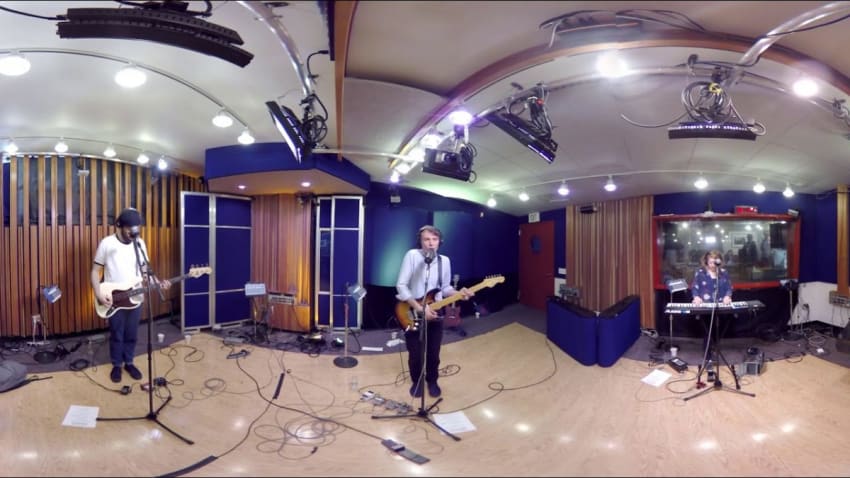 Field Music performing "Disappointed" Live in KCRW VR