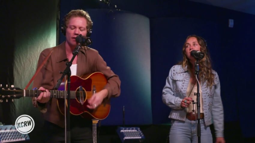 Korey Dane performing "Lovesick In A Hotel Wildfire" Live on KCRW