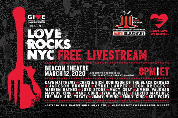 Love Rocks NYC Free Live Stream