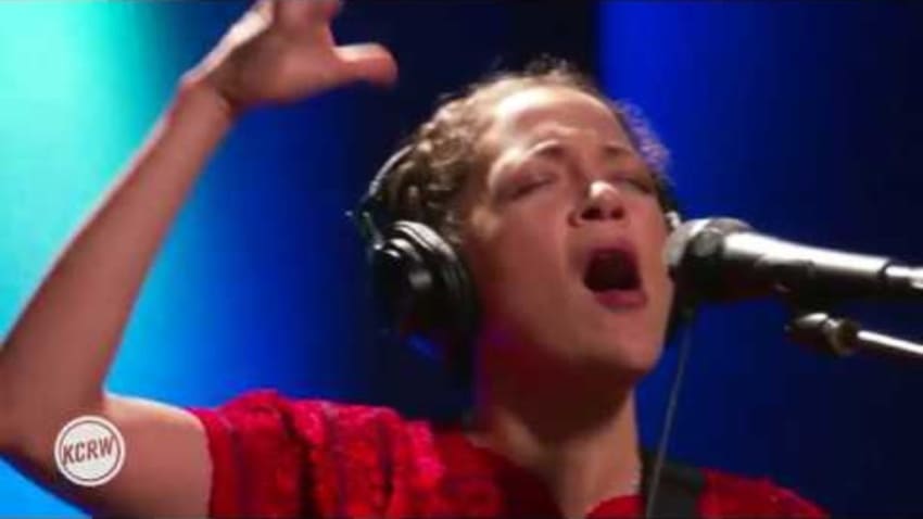 Natalia Lafourcade performing "Mi Tierra Veracruzana" Live on KCRW