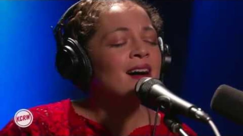 Natalia Lafourcade performing "Soledad Y El Mar" Live on KCRW