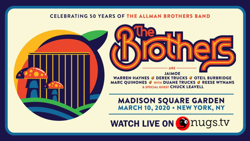 The Brothers: Celebrating 50 Years Of The Allman Brothers Band Announces Live Stream