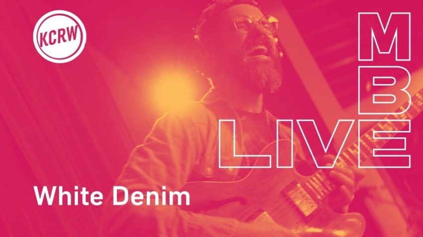 White Denim performing "Hallelujah Strike Gold" live on KCRW