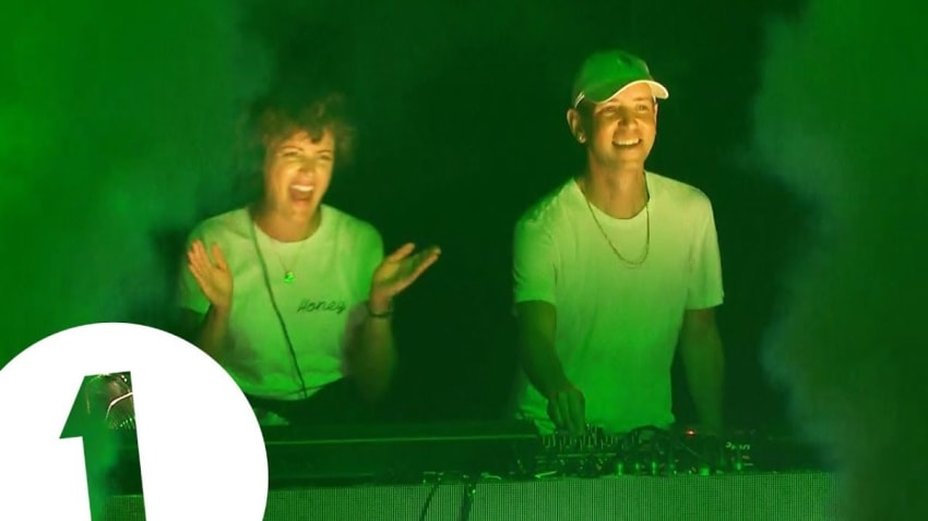 Annie Mac & Tiga - Radio 1 in Ibiza 2018 - Café Mambo