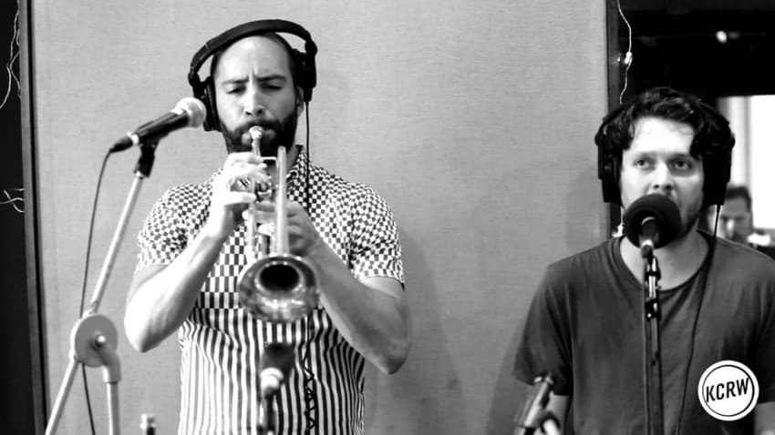 Beirut performing "No No No" Live on KCRW