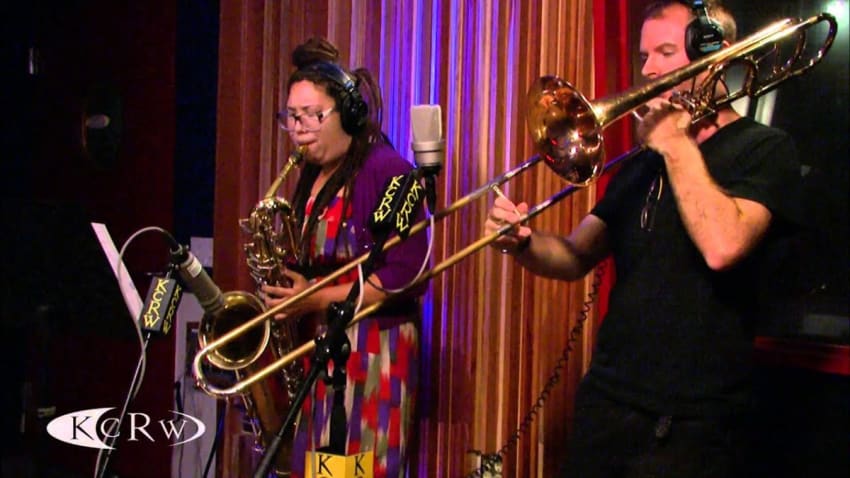 Big Black Delta performing "Money Rain Down" Live on KCRW