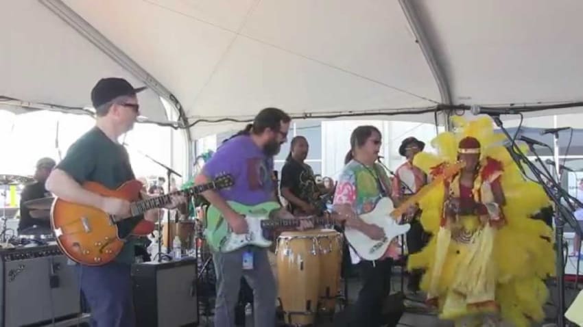 Big Chief Bo Dollis Tribute 5/1/15 (Part 1 of 2) New Orleans @ Fiya Fest