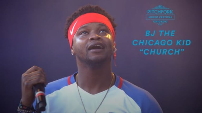 BJ The Chicago Kid performs "Church" | Pitchfork Music Festival 2016