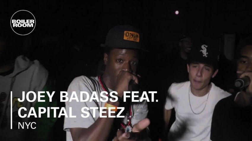 Joey Badass feat. Capital STEEZ - 'Survival Tactics' - live in the Boiler Room New York x RBMA