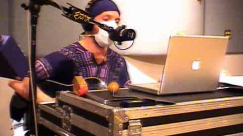 Clinic performing "I'm Aware" on KCRW