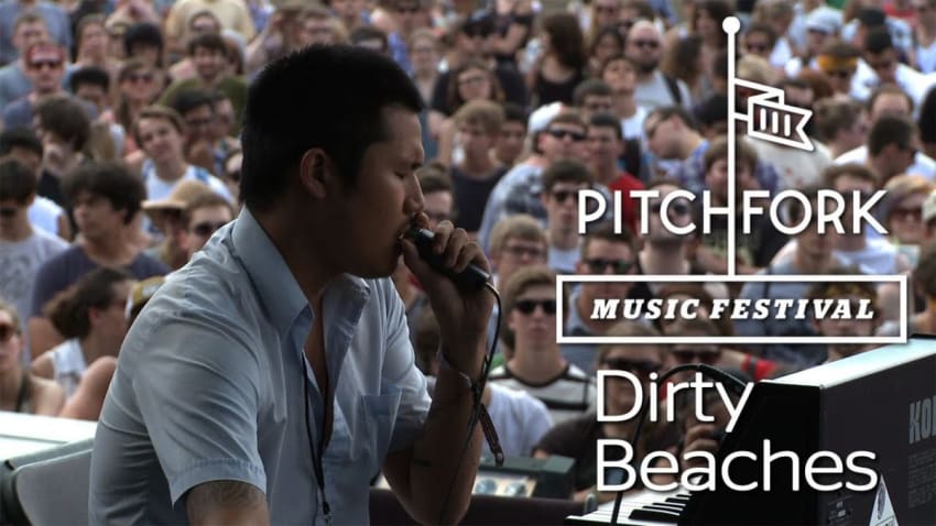 Dirty Beaches performs "Sweet 17" at Pitchfork Music Festival 2012