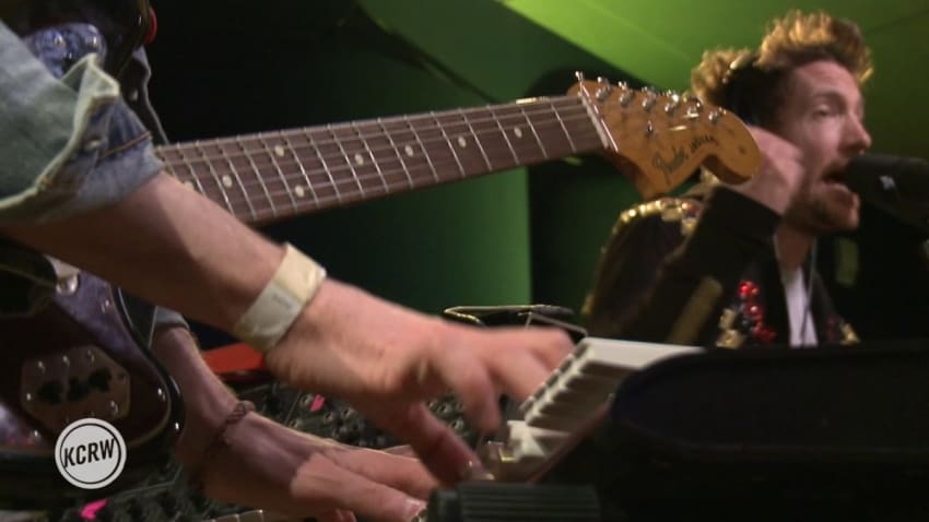 Fenech-Soler performing "Kaleidoscope" Live on KCRW