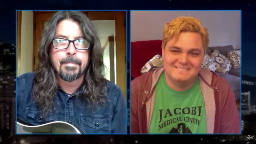 Foo Fighters Everlong Dave Grohl Kimmel NY Nurse