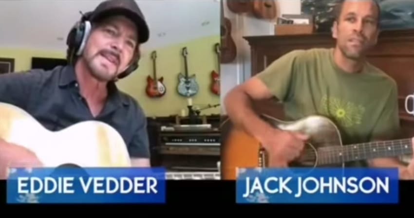 Jack Johnson Eddie Vedder Kokua Festival At Home