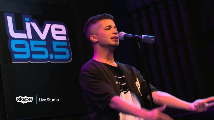 Jordan Fisher - All About Us (LIVE 95.5)