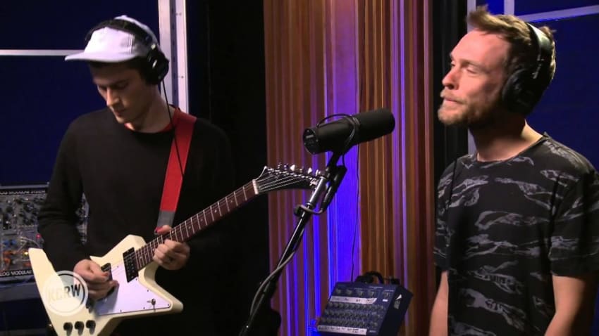 RAC performing  "Hollywood (Feat. Penguin Prison)" Live on KCRW