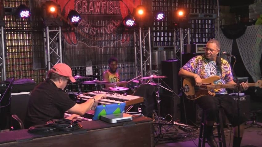 George Porter Jr. Trio 4/26/16 New Orleans, LA @ NOLA Crawfish Festival - Nola Brewing Company