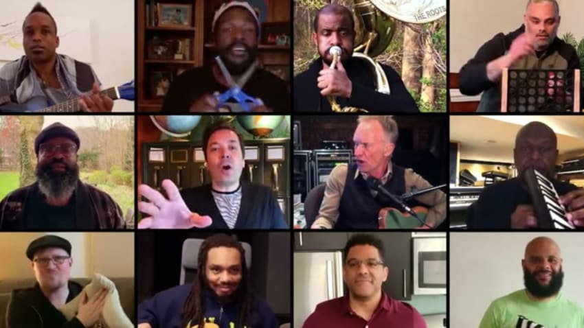 Sting & The Roots Perform ‘Don’t Stand So Close To Me’ On ‘Fallon’