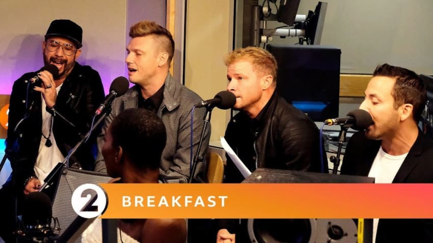 Backstreet Boys - No Diggity (Blackstreet Cover) - Radio 2 Breakfast Show Session