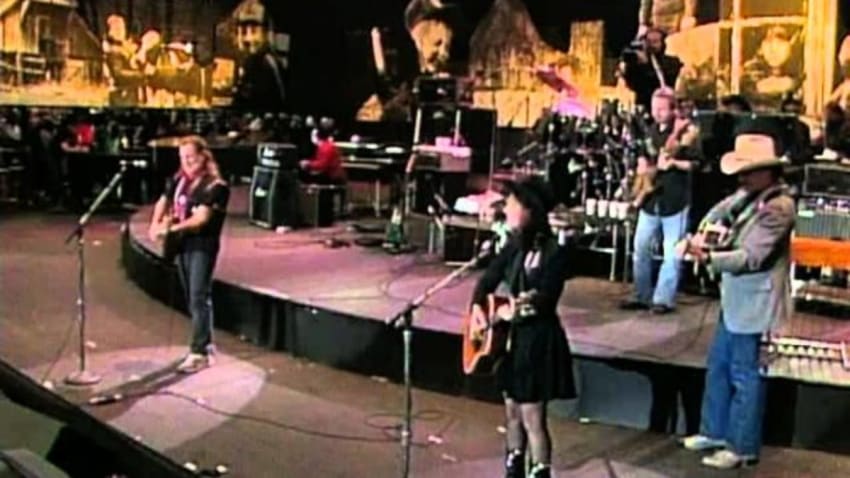 Willie Nelson and Kimmie Rhodes - Just One Love (Live at Farm Aid 1990)