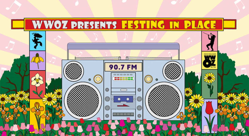 WWOZ Jazz Festing In Place