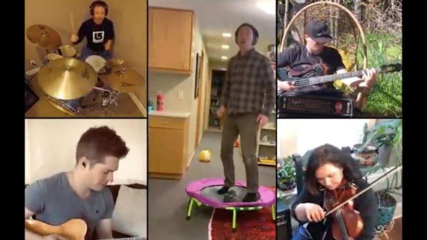Yonder Mountain String Band Remotely Records 'Fingerprint' Video
